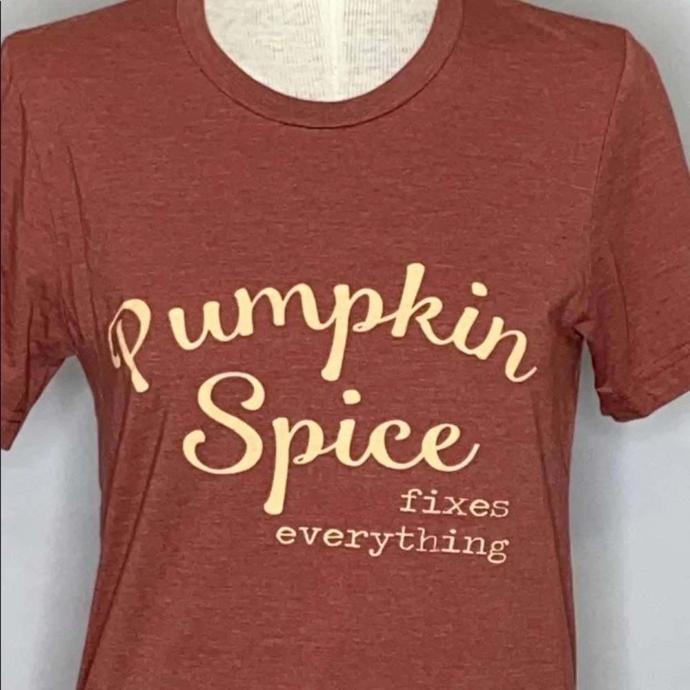 Pumpkin Spice Tee Shirt - Size Small - Picture 2 of 5
